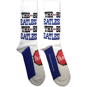 The Beatles Unisex Ankle Socks: Budokan Poster & Drum Logo (White) The Beatles Unisex Ankle Socks: Budokan Poster & Drum Logo (White)