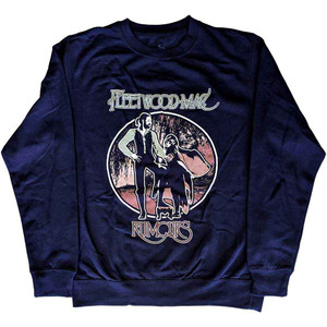 Fleetwood Mac Unisex Sweatshirt: Rumours Vintage (Navy Blue)