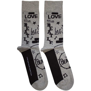The Beatles Unisex Ankle Socks: Cavern (Grey) The Beatles Unisex Ankle Socks: Cavern (Grey)