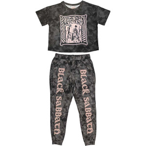 Black Sabbath Ladies Pyjamas: Psycho (Charcoal Grey) Black Sabbath Ladies Pyjamas: Psycho (Charcoal Grey)