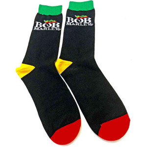 Bob Marley Unisex Ankle Socks: Logo (Black) (UK Size 7 - 11) Bob Marley Unisex Ankle Socks: Logo (Black) (UK Size 7 - 11)
