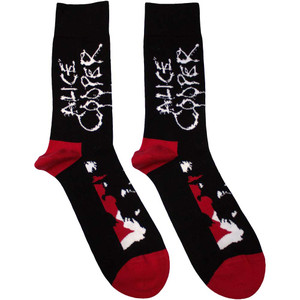 Alice Cooper Unisex Ankle Socks: Face (Black) (UK Size 7 - 11) Alice Cooper Unisex Ankle Socks: Face (Black) (UK Size 7 - 11)