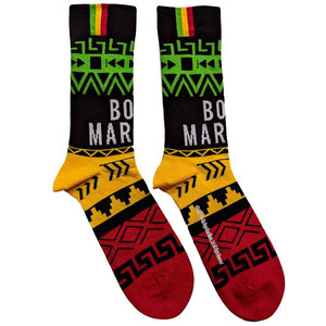 Bob Marley Unisex Ankle Socks: Press Play (Black) (UK Size 7 - 11) Bob Marley Unisex Ankle Socks: Press Play (Black) (UK Size 7 - 11)