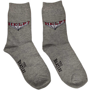 The Beatles Ladies Ankle Socks: HELP! (Grey) (UK Size 4 - 7) The Beatles Ladies Ankle Socks: HELP! (Grey) (UK Size 4 - 7)