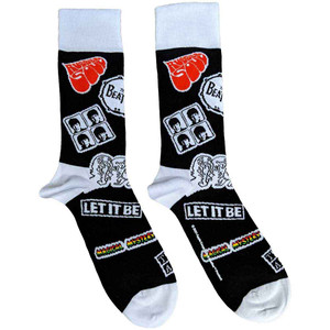 The Beatles Unisex Ankle Socks: Icons (Black) (UK Size 7 - 11) The Beatles Unisex Ankle Socks: Icons (Black) (UK Size 7 - 11)