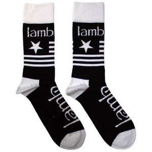 Lamb Of God Unisex Ankle Socks: Flag (Black) (UK Size 7 - 11) Lamb Of God Unisex Ankle Socks: Flag (Black) (UK Size 7 - 11)