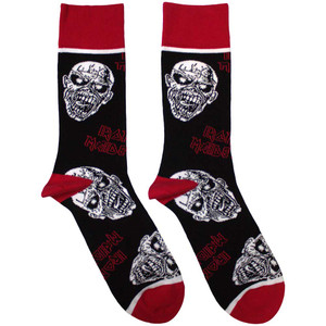 Iron Maiden Unisex Ankle Socks: Eddie Skulls (Black) (UK Size 7 - 11) Iron Maiden Unisex Ankle Socks: Eddie Skulls (Black) (UK Size 7 - 11)