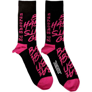 Ed Sheeran Unisex Ankle Socks: Bad Habits (Black) (UK Size 7 - 11) Ed Sheeran Unisex Ankle Socks: Bad Habits (Black) (UK Size 7 - 11)