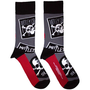 Motley Crue Unisex Ankle Socks: Logos (Charcoal Grey) (UK Size 7 - 11) Motley Crue Unisex Ankle Socks: Logos (Charcoal Grey) (UK Size 7 - 11)