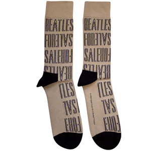 The Beatles Unisex Ankle Socks: For Sale Text Outlines Repeat (Sand) The Beatles Unisex Ankle Socks: For Sale Text Outlines Repeat (Sand)