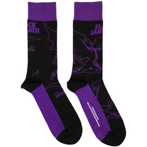 Black Sabbath Unisex Ankle Socks: Logo & Demon (Black) (UK Size 7 - 11) Black Sabbath Unisex Ankle Socks: Logo & Demon (Black) (UK Size 7 - 11)
