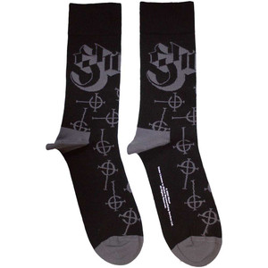 Ghost Unisex Ankle Socks: Symbol Pattern (Black) (UK Size 7 - 11) Ghost Unisex Ankle Socks: Symbol Pattern (Black) (UK Size 7 - 11)