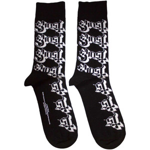 Ghost Unisex Ankle Socks: Logo Pattern (Black) (UK Size 7 - 11) Ghost Unisex Ankle Socks: Logo Pattern (Black) (UK Size 7 - 11)