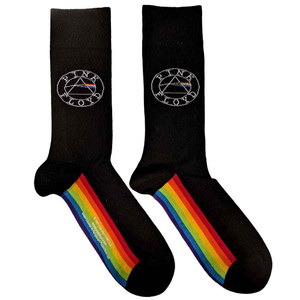 Pink Floyd Unisex Ankle Socks: Spectrum Sole (Black) (UK Size 7 - 11) Pink Floyd Unisex Ankle Socks: Spectrum Sole (Black) (UK Size 7 - 11)