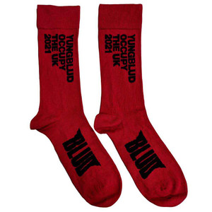 Yungblud Unisex Ankle Socks: Occupy the UK (Red) (UK Size 7 - 11) Yungblud Unisex Ankle Socks: Occupy the UK (Red) (UK Size 7 - 11)