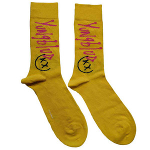 Yungblud Unisex Ankle Socks: VIP (Yellow) (UK Size 7 - 11) Yungblud Unisex Ankle Socks: VIP (Yellow) (UK Size 7 - 11)