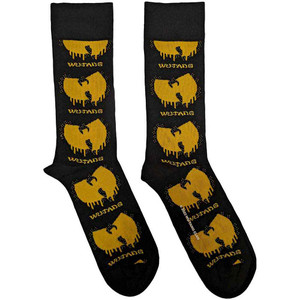 Wu-Tang Clan Unisex Ankle Socks: Dripping Logo (Black) (UK Size 7 - 11) Wu-Tang Clan Unisex Ankle Socks: Dripping Logo (Black) (UK Size 7 - 11)