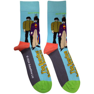 The Beatles Unisex Ankle Socks: Sub & Band (Light Blue) (UK Size 7 - 11) The Beatles Unisex Ankle Socks: Sub & Band (Light Blue) (UK Size 7 - 11)