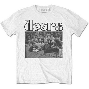 The Doors Unisex Retail Pack T-Shirt: Jim on Floor (White) The Doors Unisex Retail Pack T-Shirt: Jim on Floor (White)