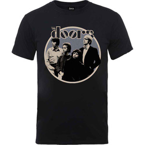 The Doors Unisex T-Shirt: Retro Circle (Black) The Doors Unisex T-Shirt: Retro Circle (Black)