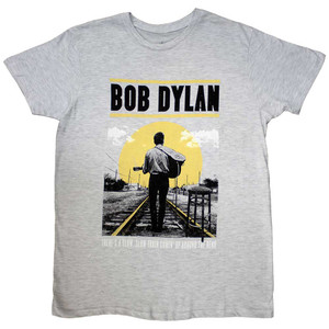 Bob Dylan Unisex T-Shirt: Slow Train (Grey) Bob Dylan Unisex T-Shirt: Slow Train (Grey)