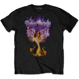 Deep Purple Unisex T-Shirt: Pheonix Rising (Black) Deep Purple Unisex T-Shirt: Pheonix Rising (Black)