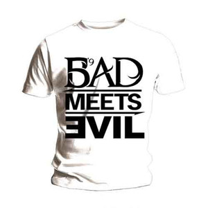Eminem Unisex T-Shirt: Bad Meets Evil (White) Eminem Unisex T-Shirt: Bad Meets Evil (White)