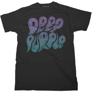 Deep Purple Unisex T-Shirt: Bubble Logo (Black) Deep Purple Unisex T-Shirt: Bubble Logo (Black)