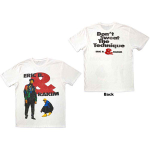 Eric B. & Rakim Unisex T-Shirt: Don't Sweat (White) (Back Print) Eric B. & Rakim Unisex T-Shirt: Don't Sweat (White) (Back Print)