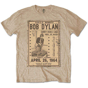 Bob Dylan Unisex T-Shirt: Flyer (Sand) Bob Dylan Unisex T-Shirt: Flyer (Sand)