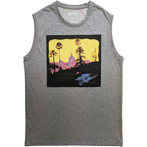 Eagles Unisex Tank T-Shirt: Hotel California (Grey) Eagles Unisex Tank T-Shirt: Hotel California (Grey)