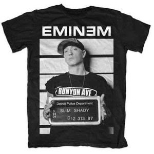 Eminem Unisex T-Shirt: Arrest (Black)