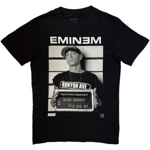 Eminem Unisex T-Shirt: Arrest (Black)
