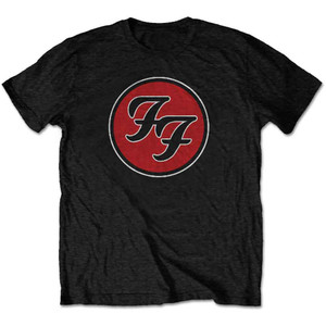 Foo Fighters Unisex T-Shirt: FF Logo (Black) Foo Fighters Unisex T-Shirt: FF Logo (Black)