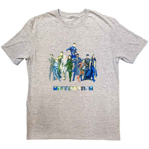 Marvel Comics Unisex T-Shirt: Eternals Colour Block Characters (Grey) Marvel Comics Unisex T-Shirt: Eternals Colour Block Characters (Grey)