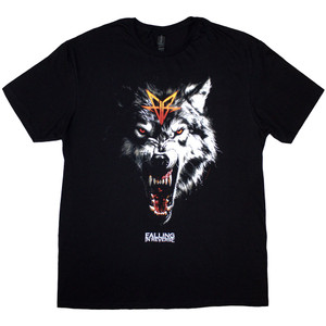 Falling In Reverse Unisex T-Shirt: Wolf (Black) Falling In Reverse Unisex T-Shirt: Wolf (Black)