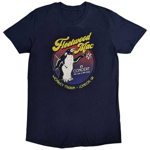 Fleetwood Mac Unisex T-Shirt: Wembley 2019 (Navy Blue) (Ex-Tour) Fleetwood Mac Unisex T-Shirt: Wembley 2019 (Navy Blue) (Ex-Tour)