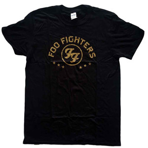 Foo Fighters Unisex T-Shirt: Arched Stars (Black) Foo Fighters Unisex T-Shirt: Arched Stars (Black)