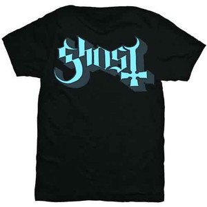 Ghost Unisex T-Shirt: Blue/Grey Keyline Logo (Black) Ghost Unisex T-Shirt: Blue/Grey Keyline Logo (Black)