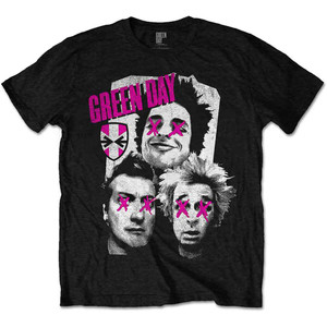 Green Day Unisex T-Shirt: Patchwork (Black) Green Day Unisex T-Shirt: Patchwork (Black)