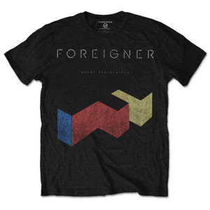 Foreigner Unisex T-Shirt: Vintage Agent Provocateur (Black) Foreigner Unisex T-Shirt: Vintage Agent Provocateur (Black)