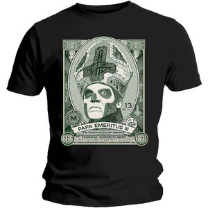 Ghost Unisex T-Shirt: Papa Cash (Black) Ghost Unisex T-Shirt: Papa Cash (Black)