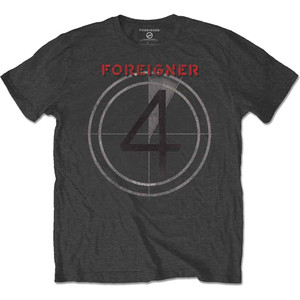 Foreigner Unisex T-Shirt: 4 (Charcoal Grey) Foreigner Unisex T-Shirt: 4 (Charcoal Grey)