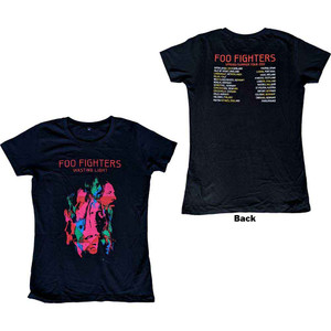Foo Fighters Ladies T-Shirt: Wasting Light 2011 European Tour (Black) (Back Print & Ex-Tour) (Small) Foo Fighters Ladies T-Shirt: Wasting Light 2011 European Tour (Black) (Back Print & Ex-Tour) (Small)