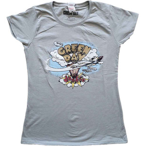 Green Day Ladies T-Shirt: Dookie Vintage (Grey) Green Day Ladies T-Shirt: Dookie Vintage (Grey)