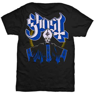 Ghost Unisex T-Shirt: Papa & Band (Black) Ghost Unisex T-Shirt: Papa & Band (Black)
