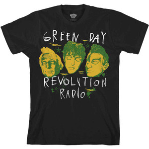 Green Day Unisex T-Shirt: Scribble Mask (Black) Green Day Unisex T-Shirt: Scribble Mask (Black)