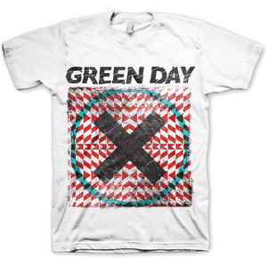 Green Day Unisex T-Shirt: Xllusion (White) Green Day Unisex T-Shirt: Xllusion (White)