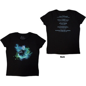 David Gilmour Ladies T-Shirt: Luck & Strange Rome (Black) (Back Print & Ex-Tour) David Gilmour Ladies T-Shirt: Luck & Strange Rome (Black) (Back Print & Ex-Tour)