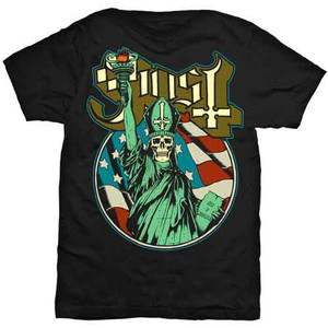 Ghost Unisex T-Shirt: Statue of Liberty (Black) Ghost Unisex T-Shirt: Statue of Liberty (Black)